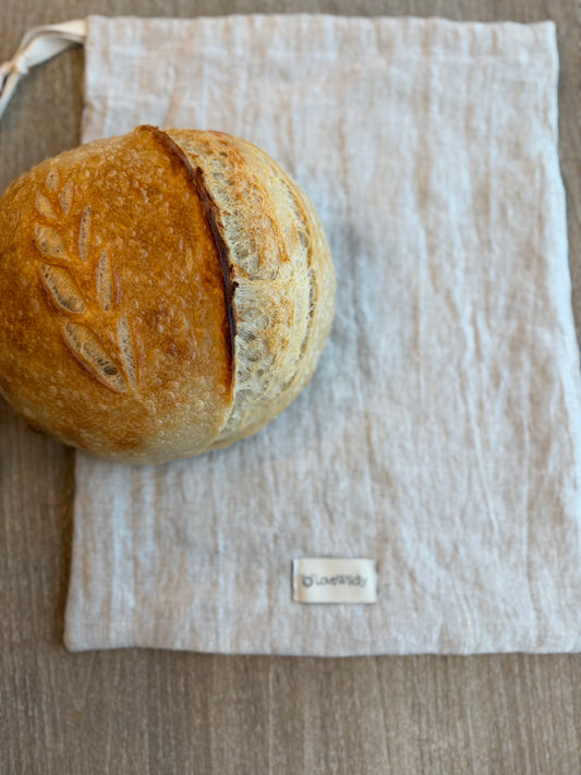 The Natural Oat Organic Linen Bread Bag